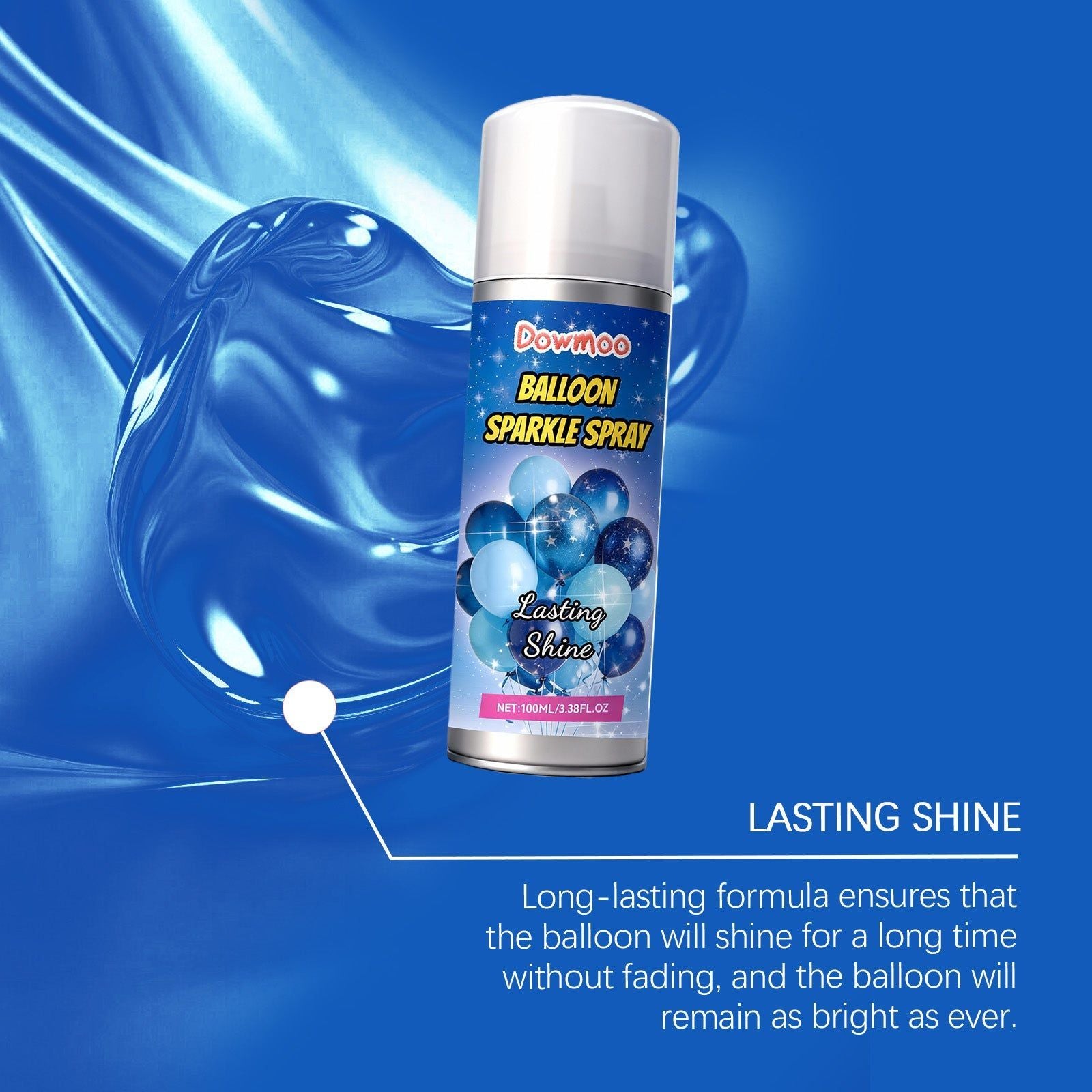 Brighten Your Party with Long-Lasting Balloon Supplies, Easy Spray, Vibrant Decor ,100ml