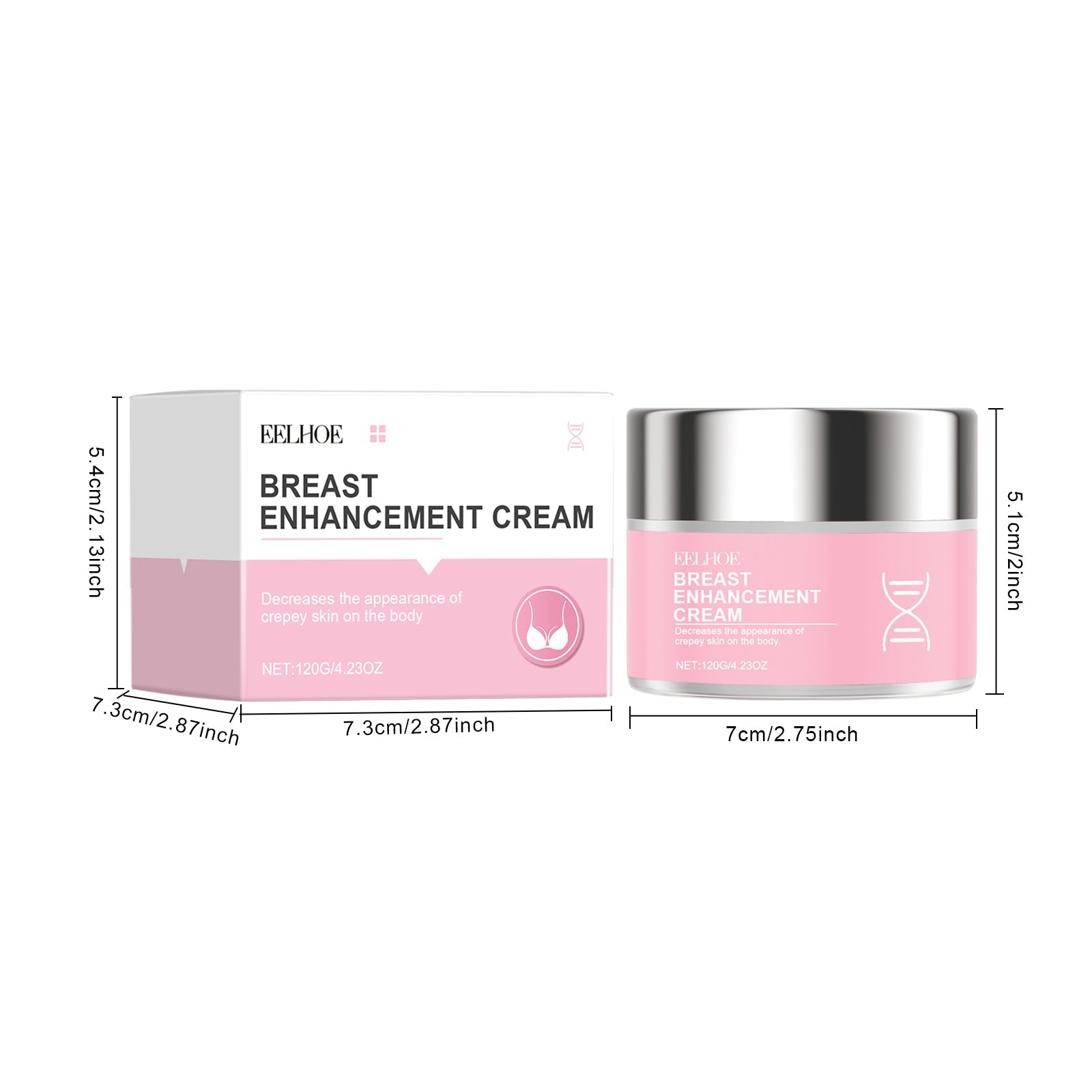 Chest Care Cream, Firming, Anti-Aging, Hyaluronic Acid, Youthful Contour ,120g