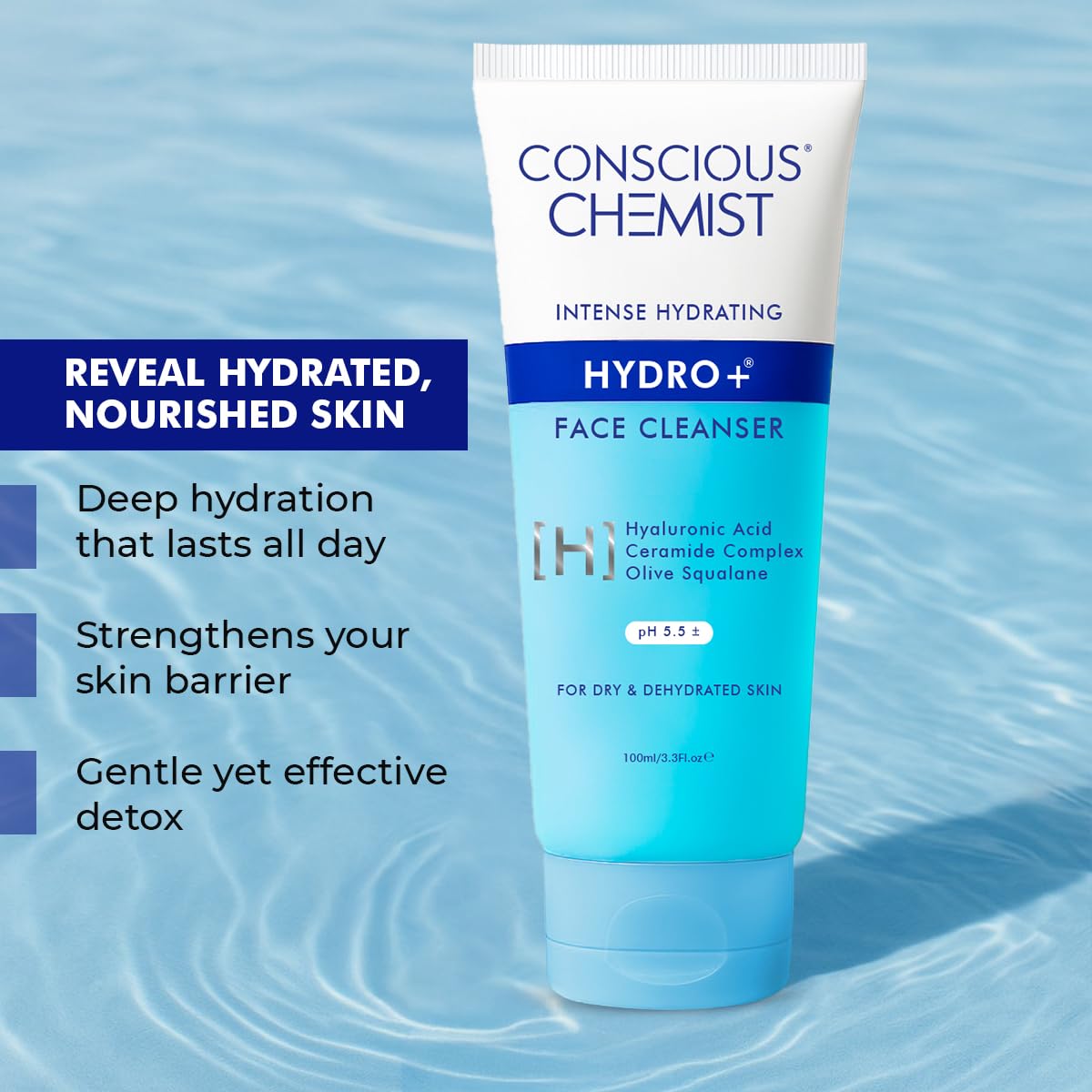 Conscious Chemist Gentle Face Wash for Dry Skin | 100ml