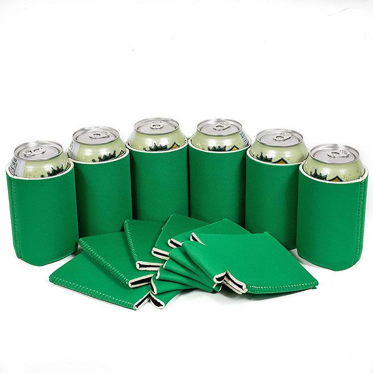 6 Pack Blank Beer Can Coolers Sleeves Neoprene Beer Can Cooler Drink Bottle Holder Sleeve