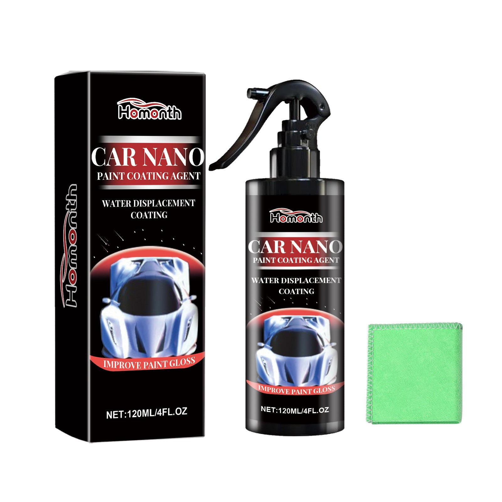 Car Nano Paint Coating, Car Beauty, Scratch & Decontamination, Shine & Protection ,1set