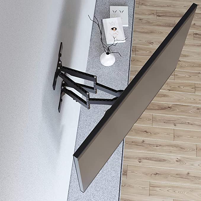Hama 118064 FULLMOTION "Ultraslim" TV Wall Bracket, 600x400, 191 cm (75"), black