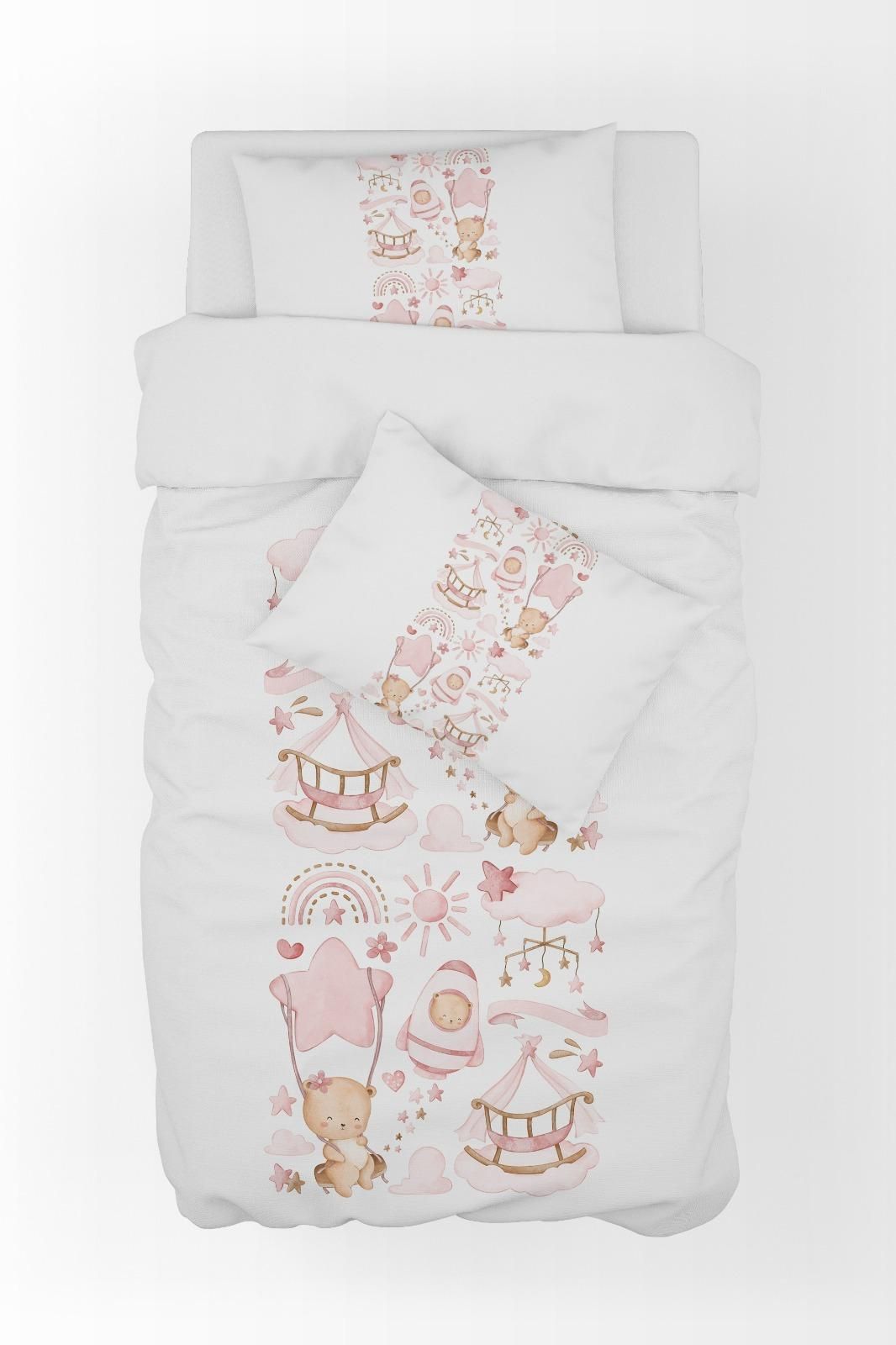 Baby Shower Themed Printed Duvet Cover Set For Baby