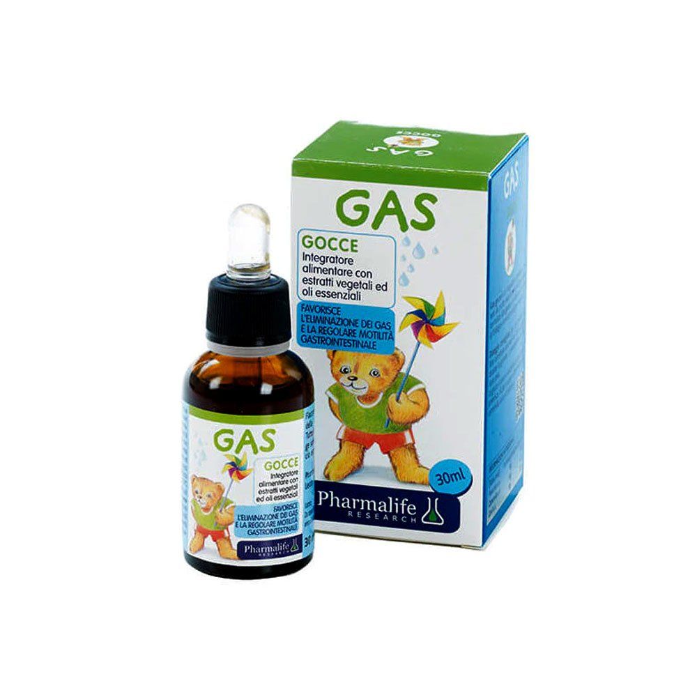 قطرات فارمالايف لتخفيف الغازات، تحتوي على مستخلصات عشبية وزيوت عطرية، مناسبة للأطفال من عمر 6 أشهر إلى 12 سنة - 30 مل