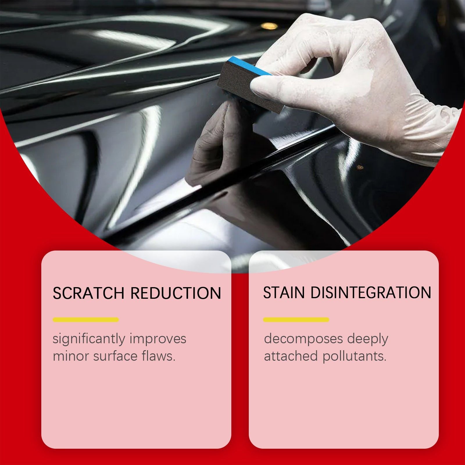 Car Scratch Repair Cream, Polishing Curing, Easy Scratch Removal, Mirror Finish ,1set