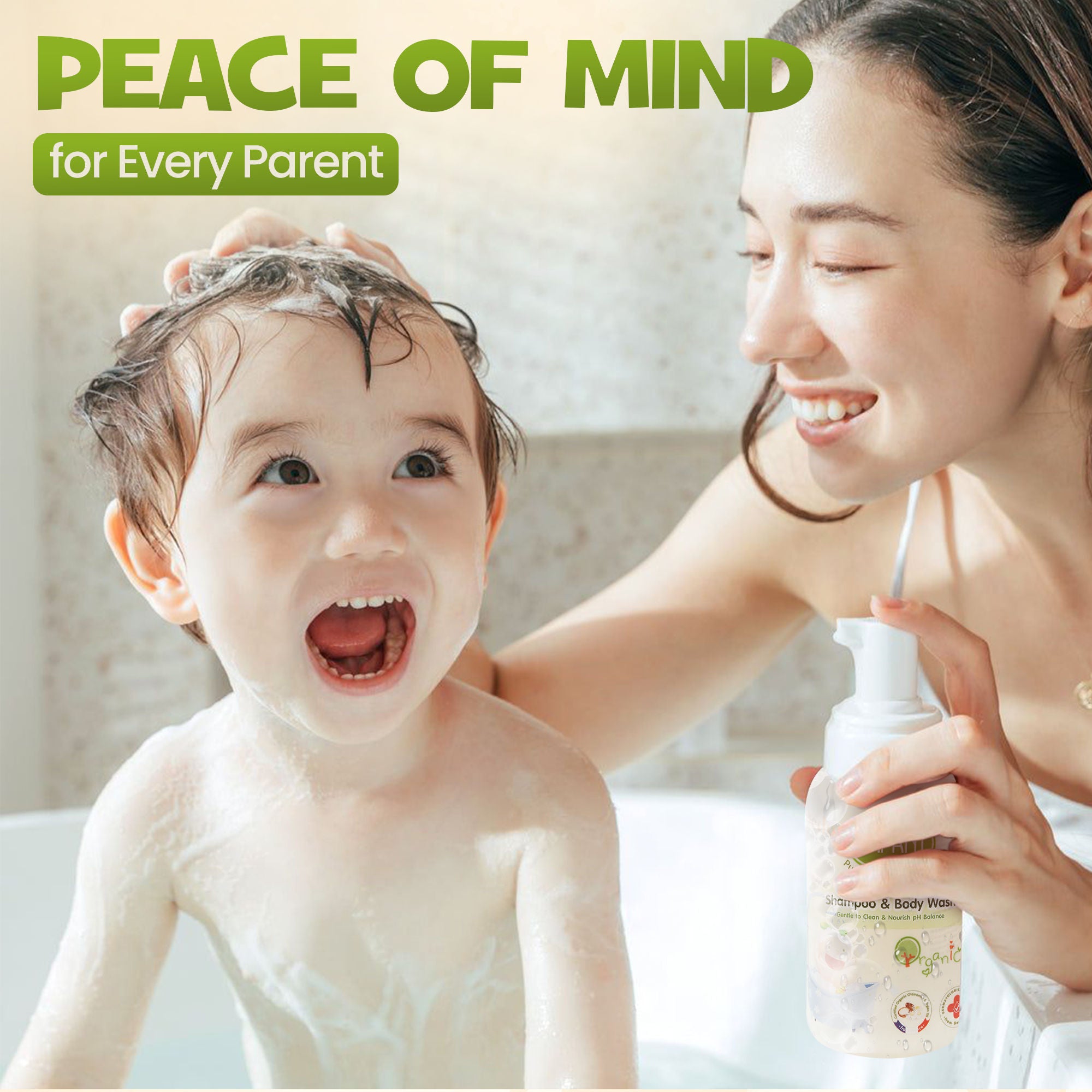 ENFANT Organic Plus Shampoo & Body Wash 300ml