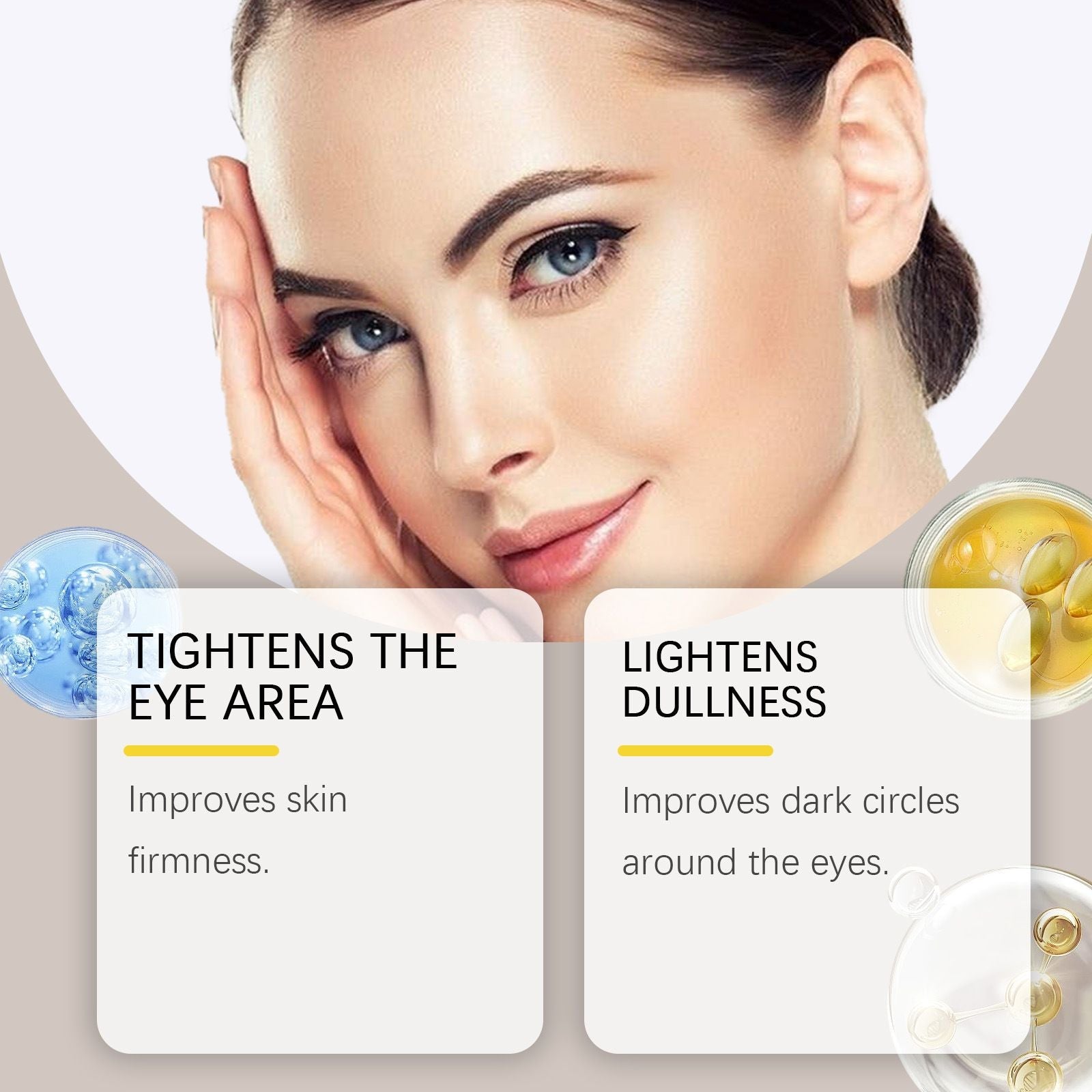 Caffeine Eye Cream Roller for Dark Circles & Puffiness 20g