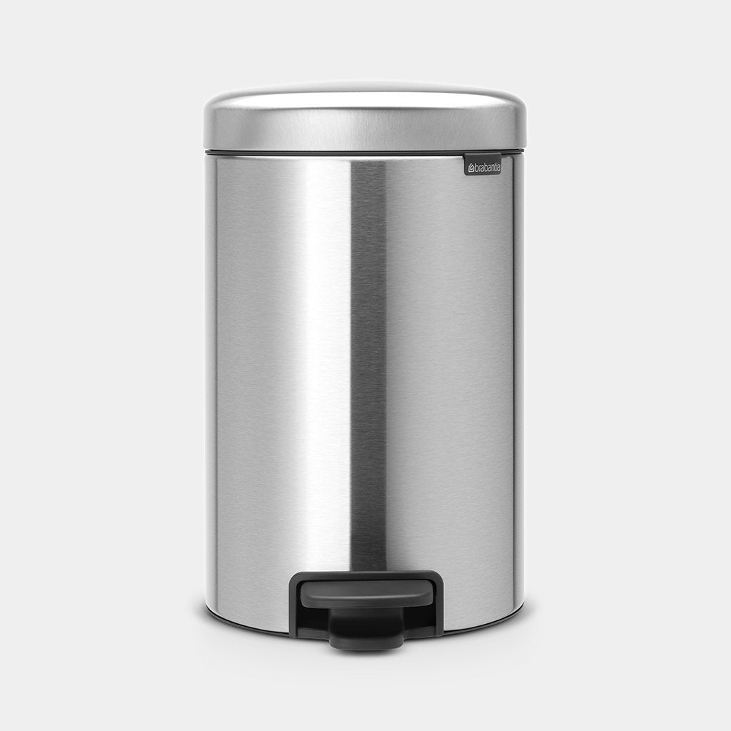 Brabantia 113604 Pedal bin 12L Plastic Bkt Matt Steel