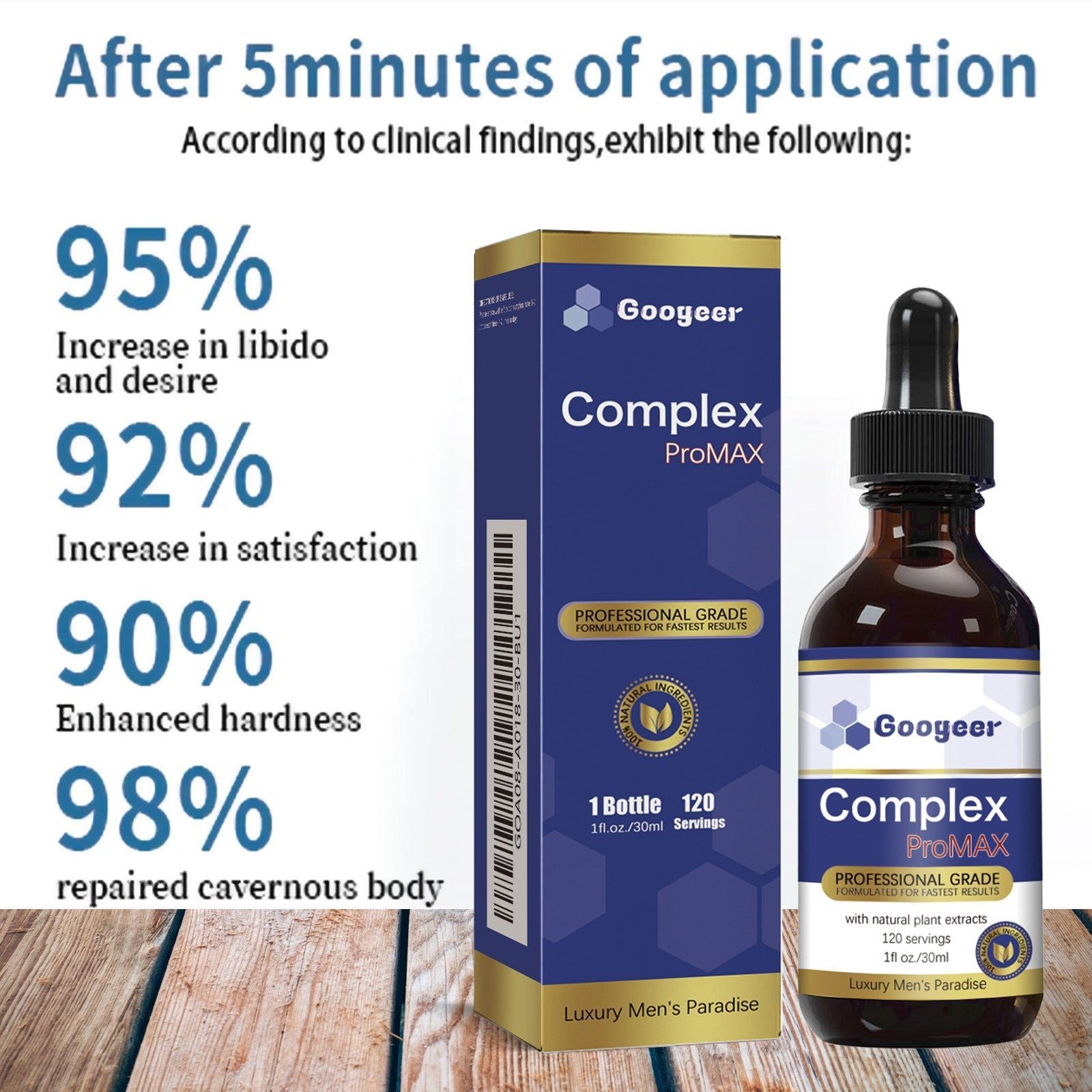Boost Male Vitality with Natural Body Care Drops, Enhance Passion & Energy ,30ml