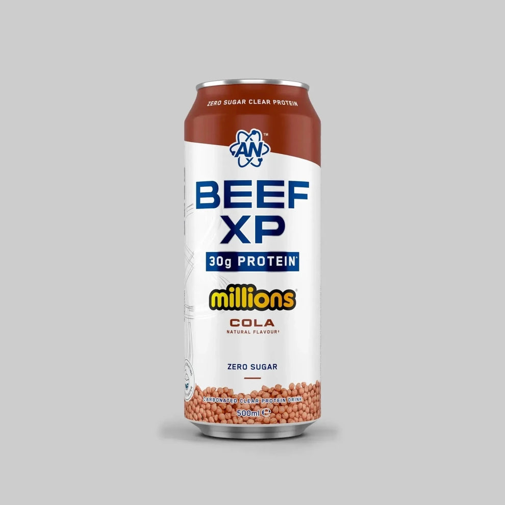 AN BEEF XP CAN MILLIONS COLA 500ML