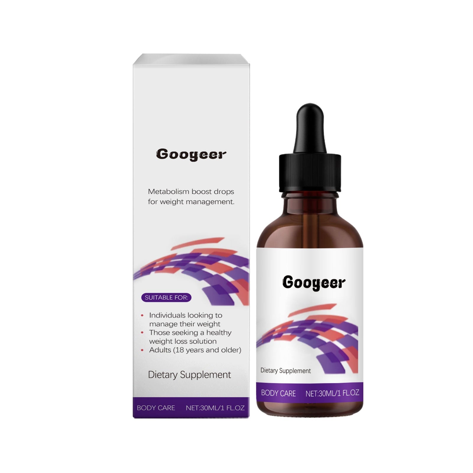 Body Care Metabolism Drops, Boost Energy, Promote Fat Burn, Weight Loss ,30ml