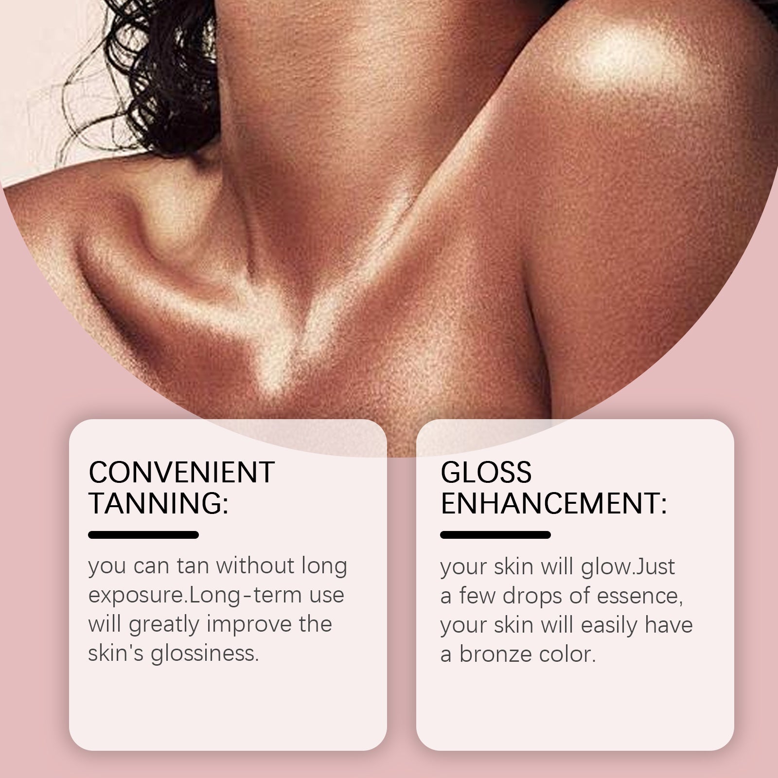 Blackening Serum, Natural Tanning, Skin Glow, Sun-Free, Moisturize ,60ml