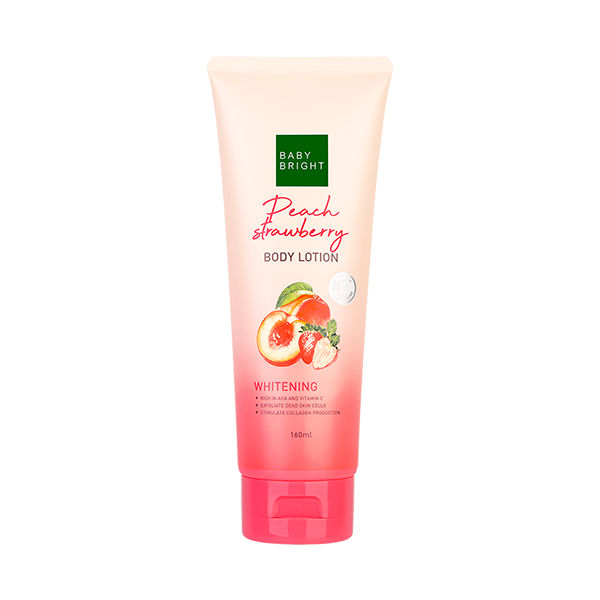 PEACH STRAWBERRY BODY LOTION 160ML <br/> BABY BRIGHT (B)