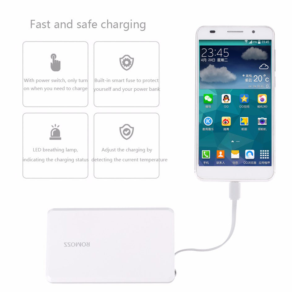 ROMOSS Q SERIES Powerbank 5000MAH WHT