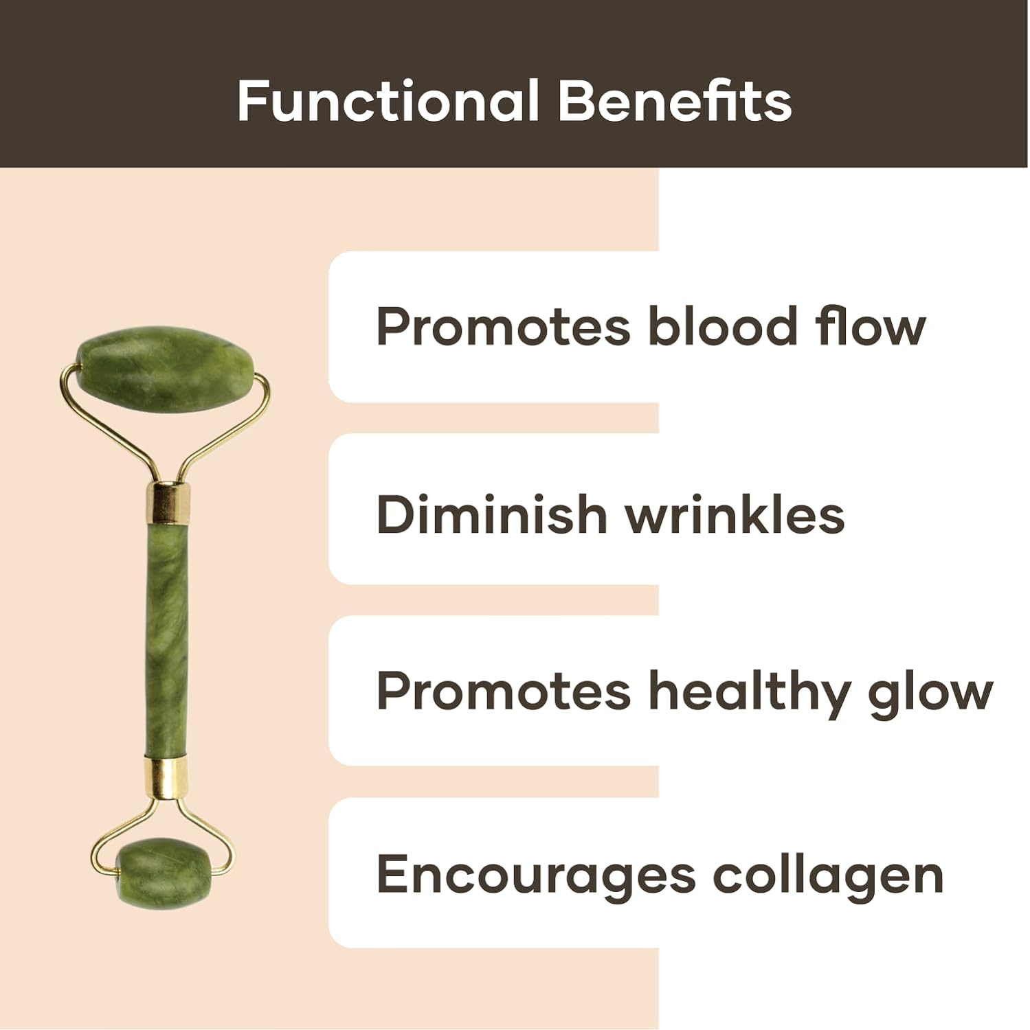 GHC Mars Jade roller & gua sha 105 جم