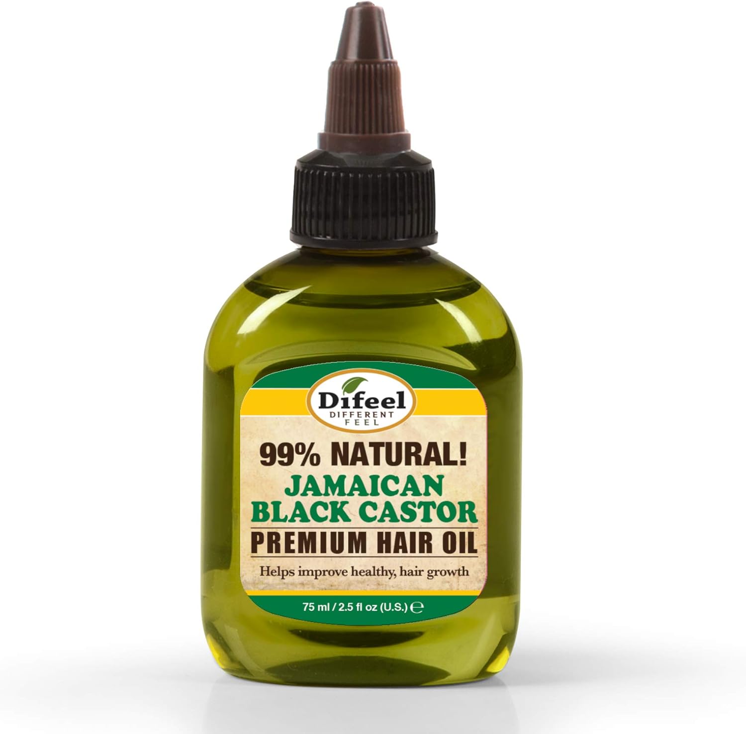 زيت الشعر الطبيعي الفاخر Difeel 99% Natural Castor 75 مل
