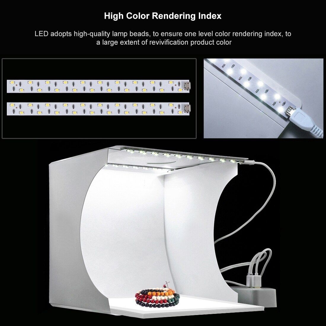 Photography Light Box Mini Photo Studio Box Folding Portable Lighting Tool