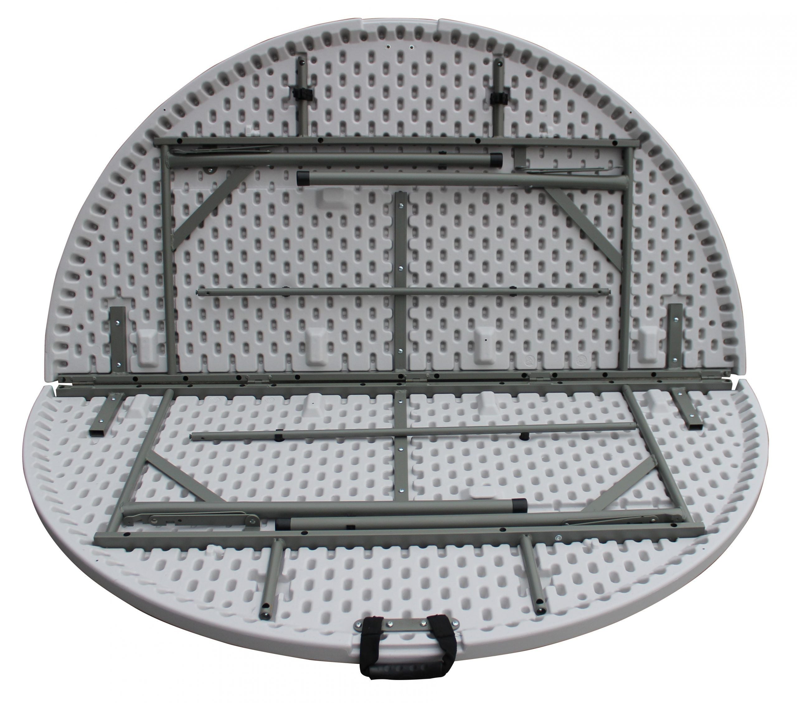 5ft White Round Folding Garden Table #HP-152YZ