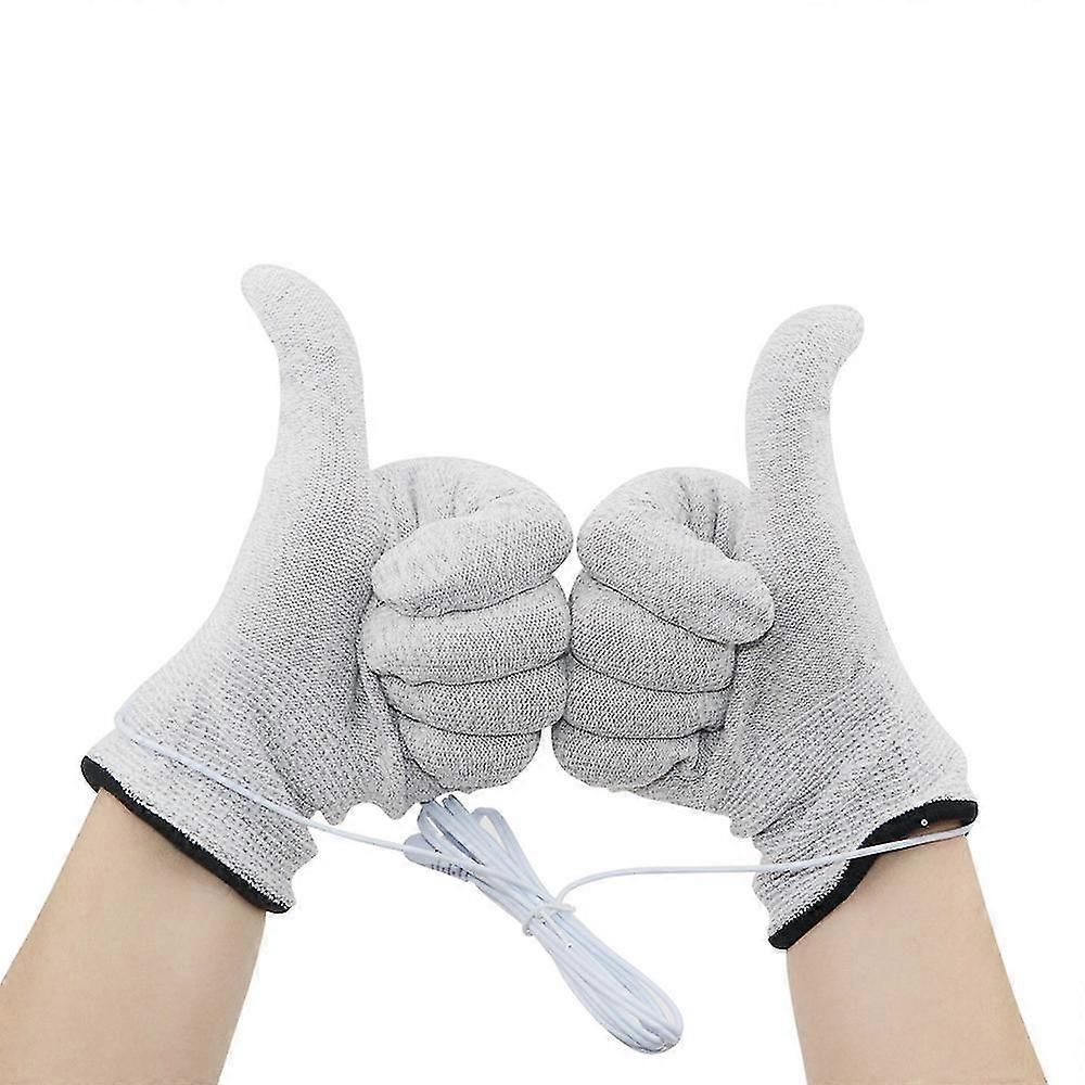 Silver Fiber TENS EMS Therapy Gloves Socks Knee and Wrist Pads Kit