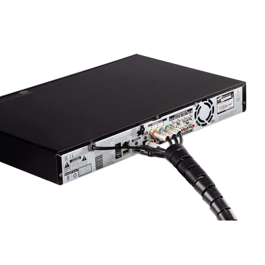 HAMA 20643 Cable Bundle Tube, 2 m, 25 mm, black