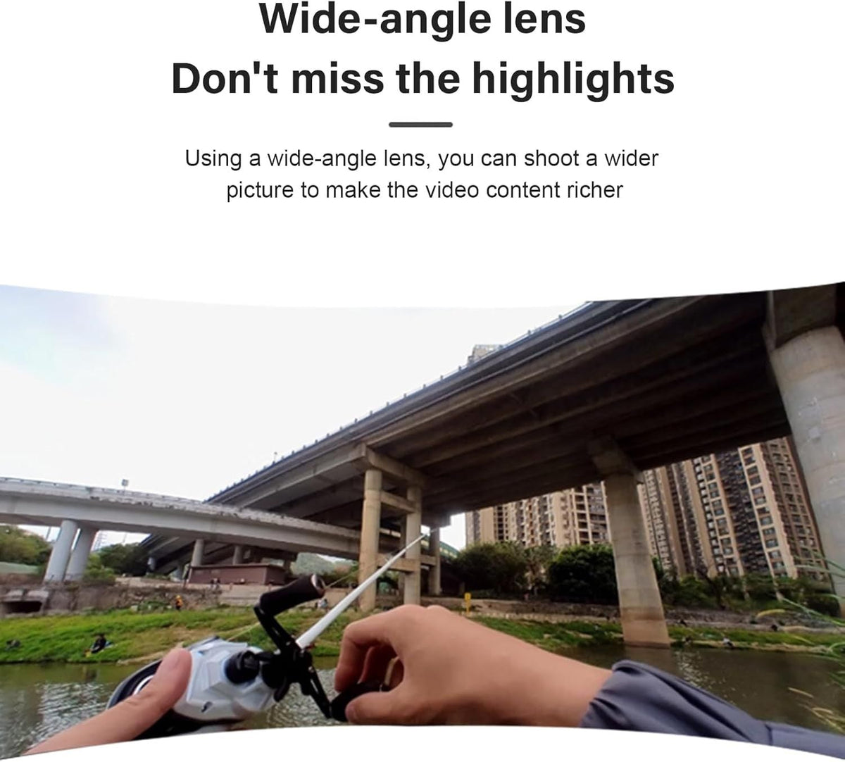 HD Mini Sports Camera Portable Magnetic Action Camera for Travel Cycling with 32GB TF Card