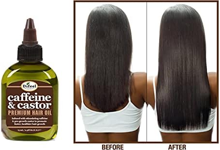 Difeel Caffeine & Castor Premium Hair Oil 75Ml
