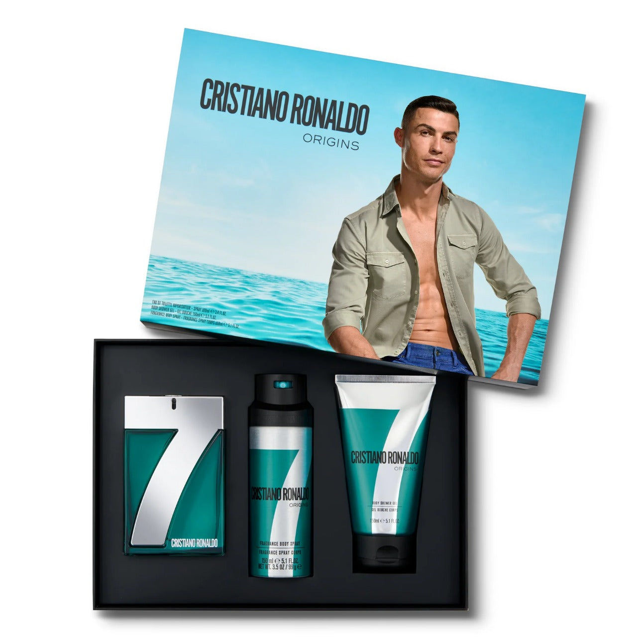 Cristiano Ronaldo CR7 Origins Edt M 100ml 3Pc Set