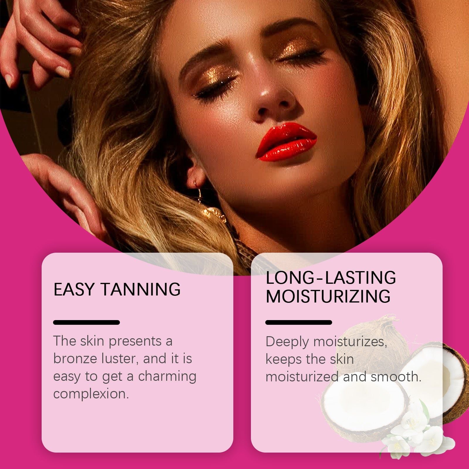Blackening Spray, Summer Outdoor Tanning, Moisturizing, Promoting Blackening, Bronze Glow ,60ml