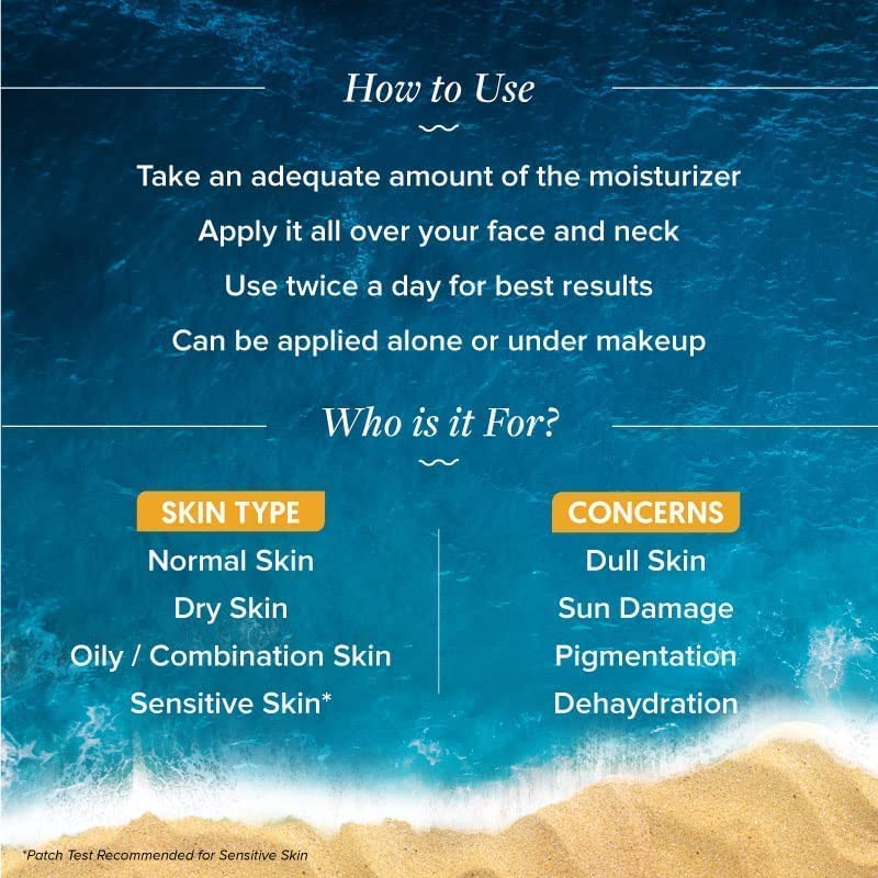 Aqualogica Glow+ Jello Moisturiser with Vitamin C & Papaya for Illuminating Moisturization & Skin Hydration, Non Sticky, 50 G