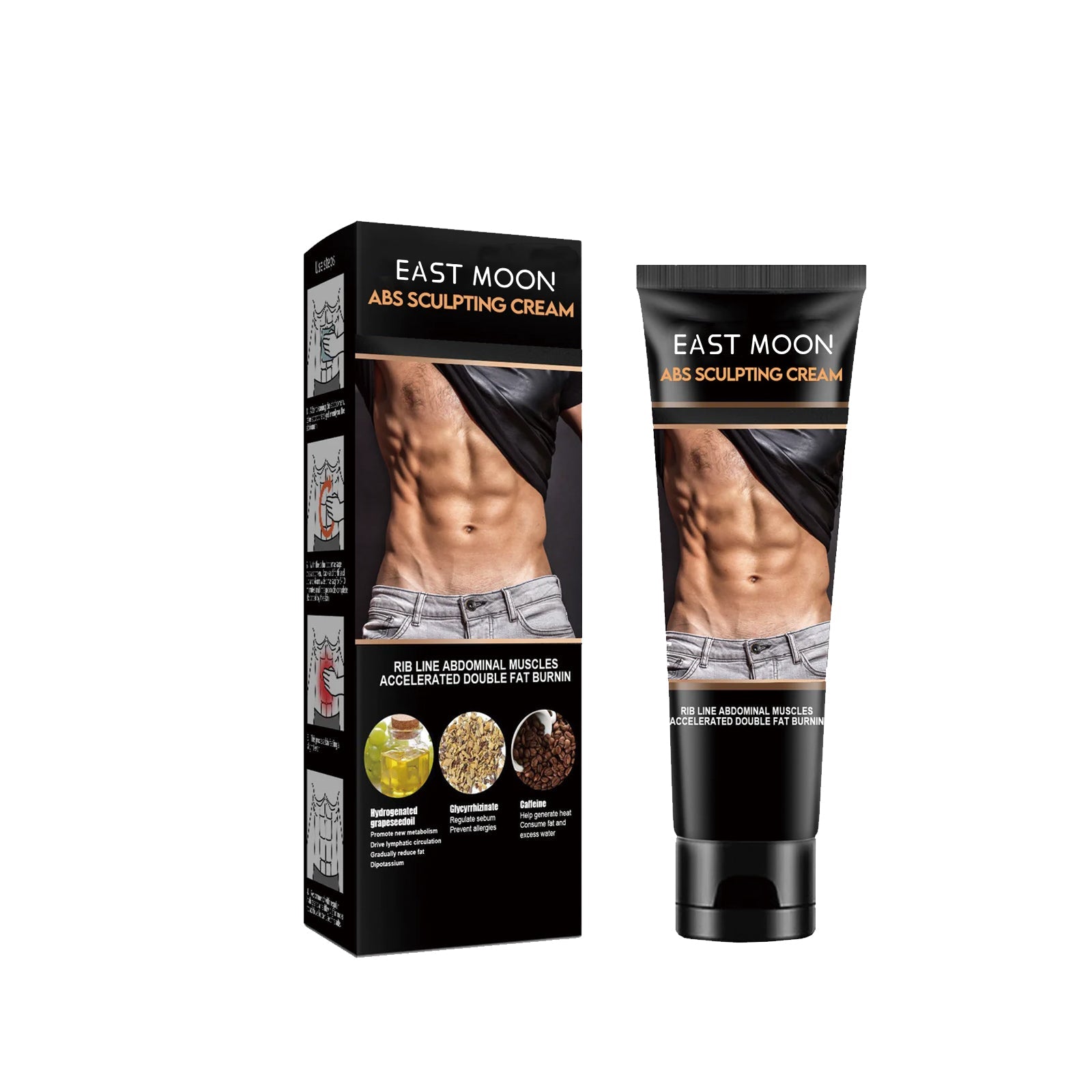 Abdominal Muscle Sculpting Cream, Fat Burner, Toning, Abs Firming, Workout Recovery ,60g