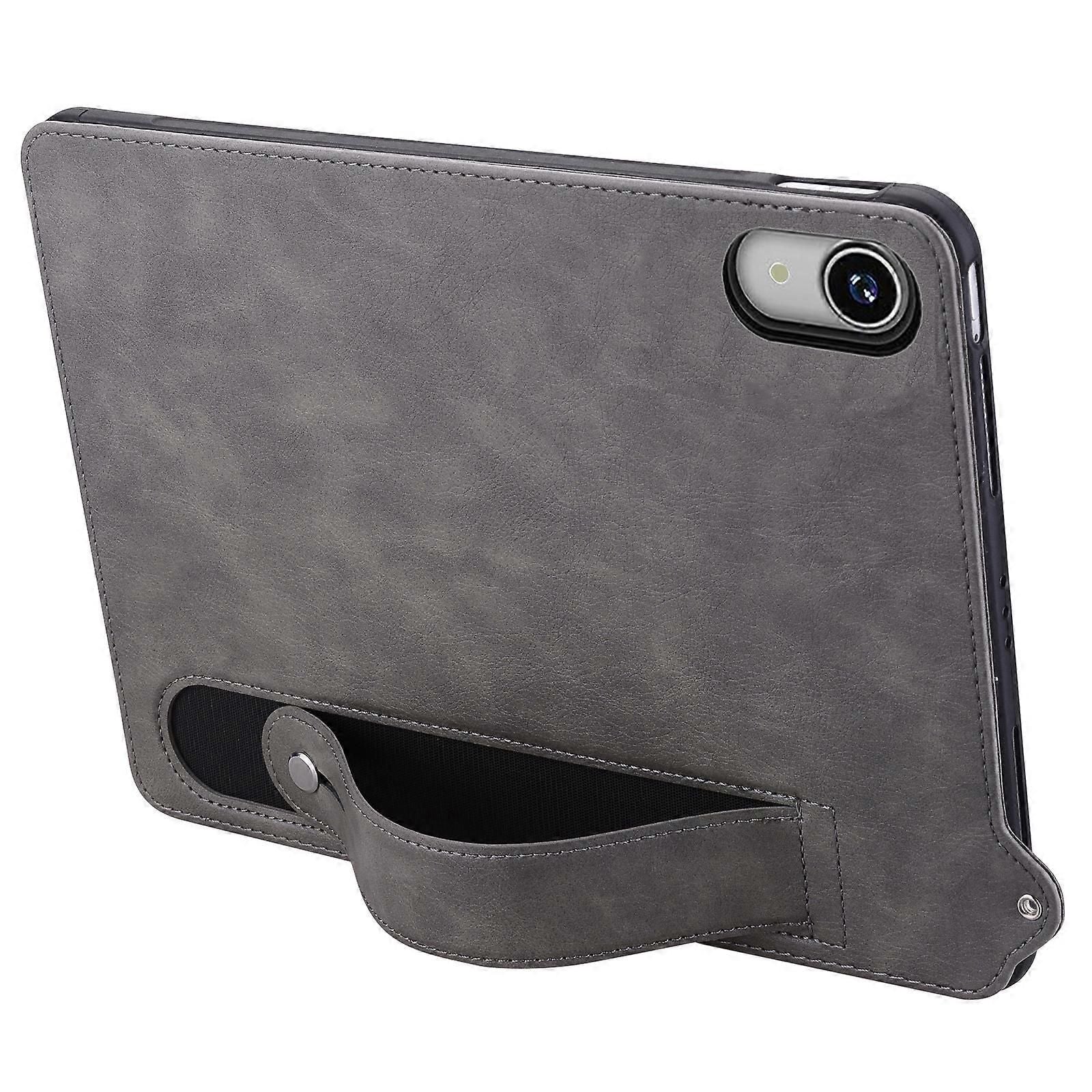 Kickstand Leather Case with Hand Strap for Lenovo Tab P11