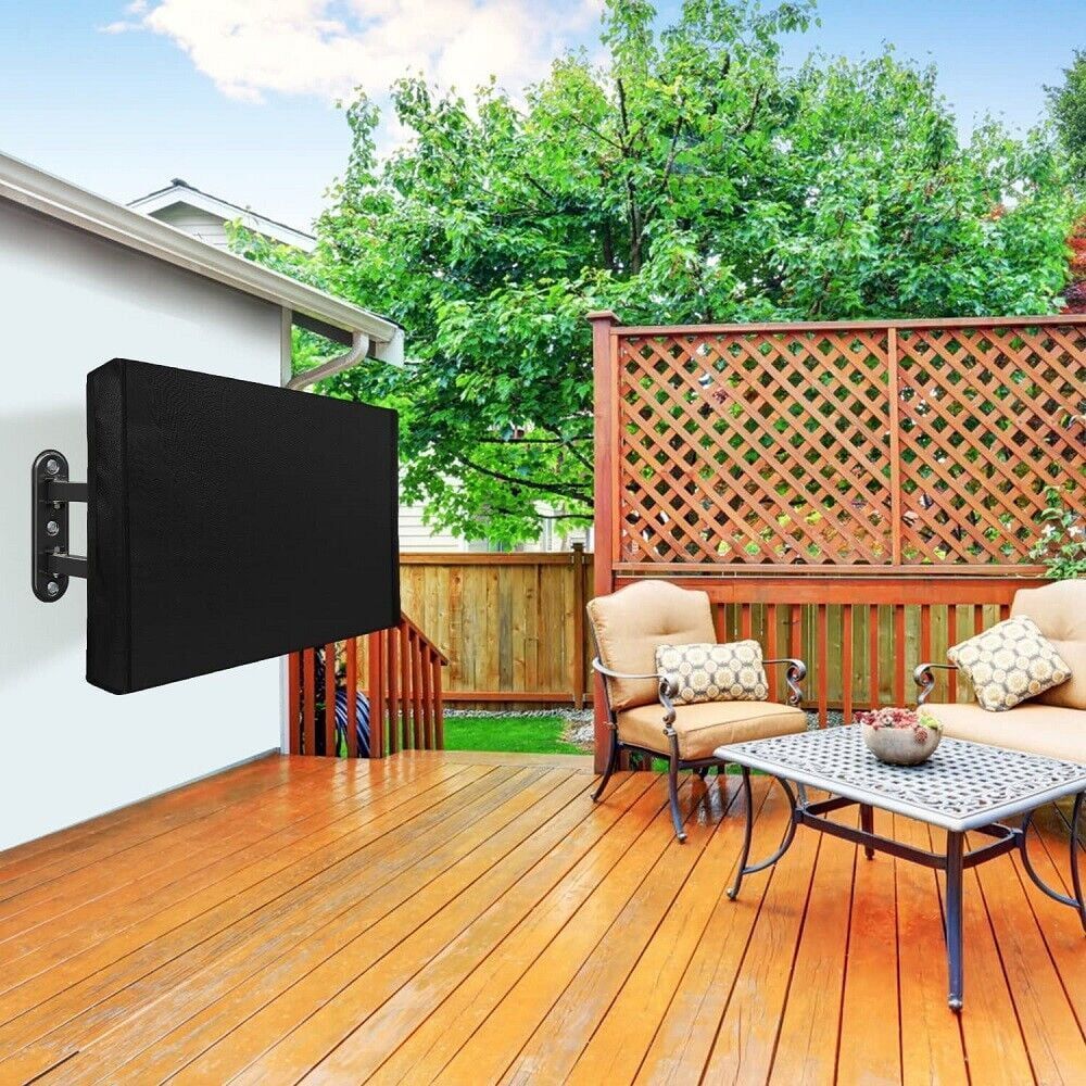 Outdoor TV Cover 600D Universal Waterproof TV Cover Protect TV Screens