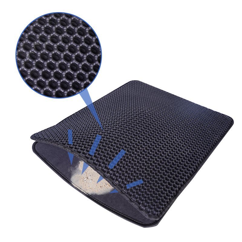 2 Layers Cat Litter Mat Pad Foam Trapper Pet Mat