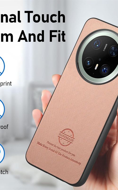 Twill Fabric Leather Phone Case For Huawei Mate 70 Pro