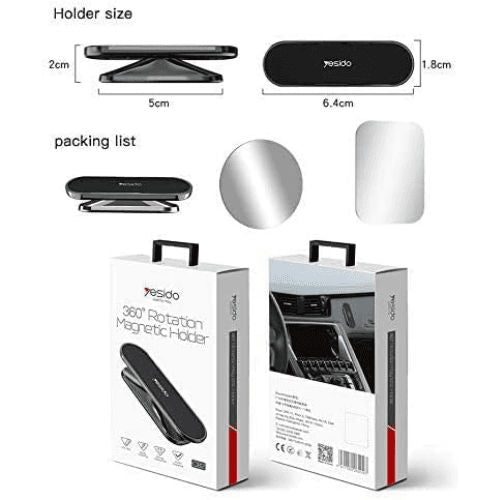 حامل مغناطيسي Yesido 360 قابل للدوران C82