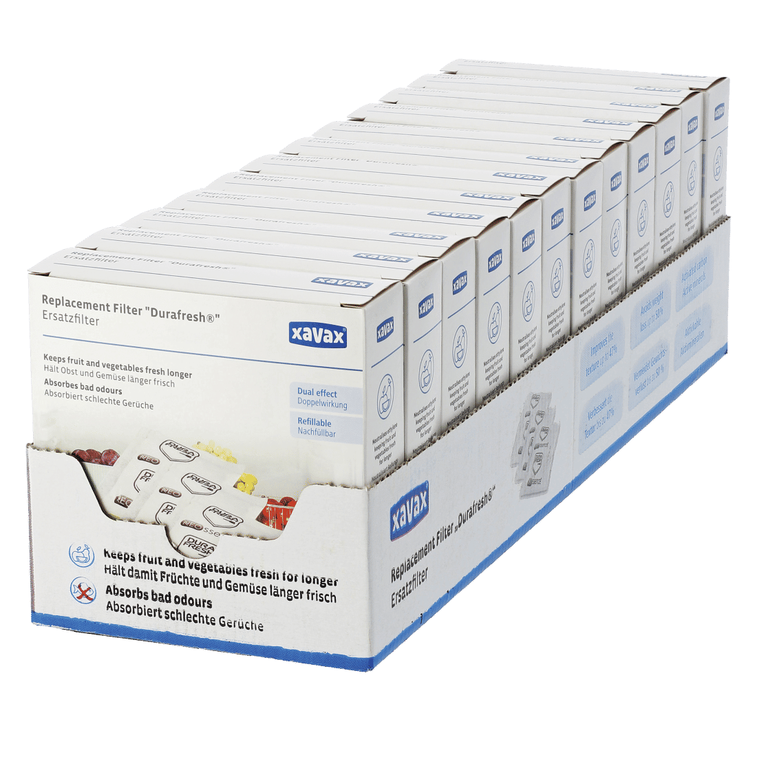 XAVAX 111899 Replacement Filter for "Durafresh®” Refrigerator Filter, 3 Pcs