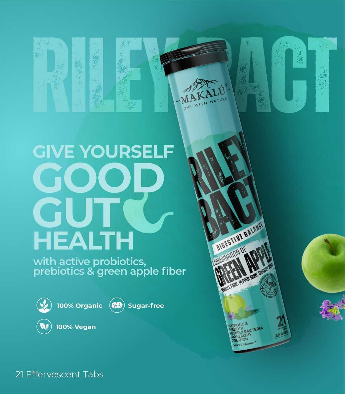 Makalu Probiotic+Prebiotic for Healthy Digestion- Buy 2 Get 1 Free