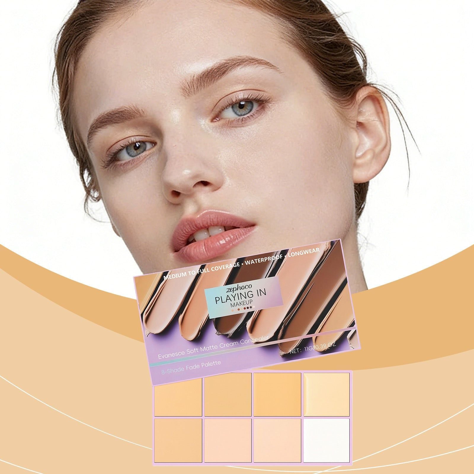 Concealer, Light Matte Finish, Waterproof, Flawless Skin, Natural Look ,11g