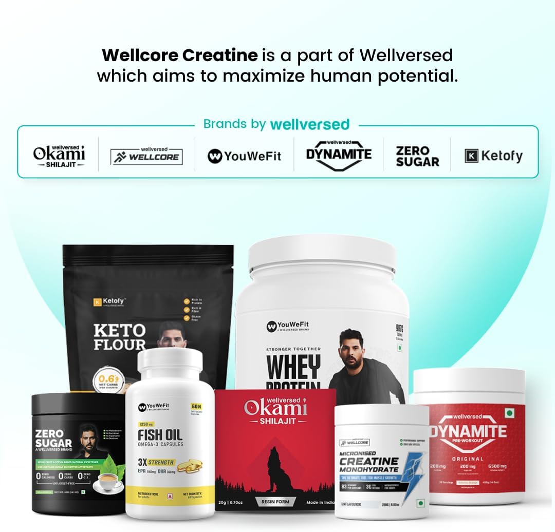 Wellcore Creatine Tropical Tango 122g