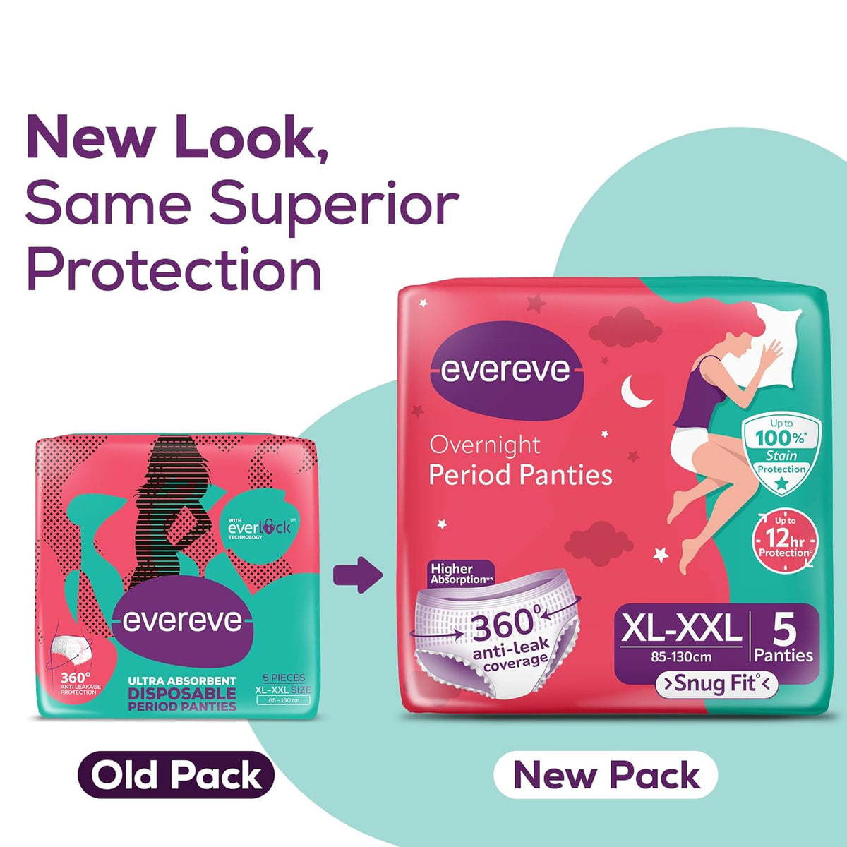 EverEve - Disposable Period Panties Size XL-XXL (Pack of 5)
