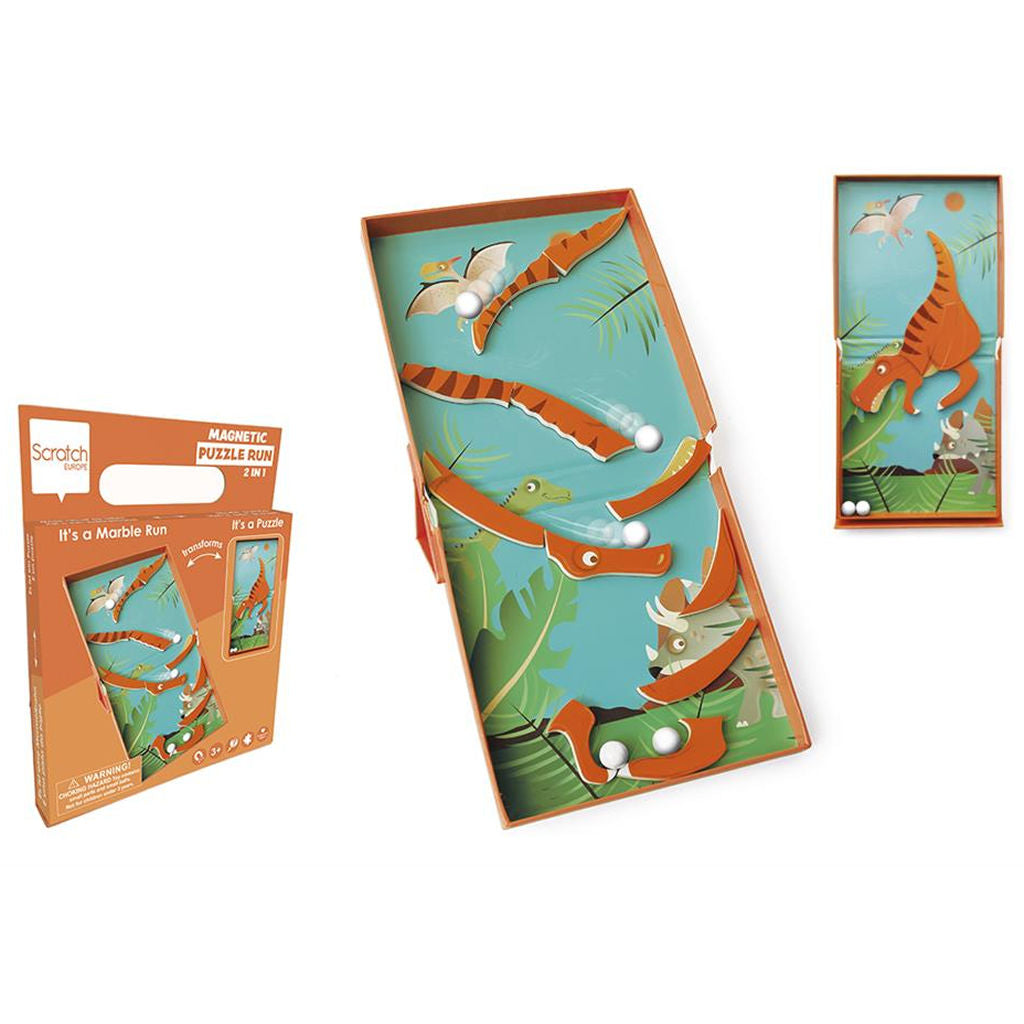 Dino 11 Pcs Magnetic Puzzle Run