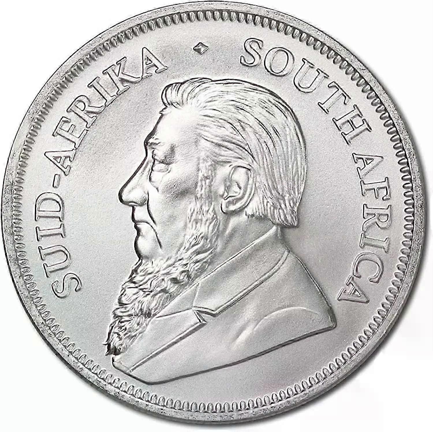 South Africa 1 Oz Silver Krugerrand BU Coin For Collection And Investment In Precious Metals