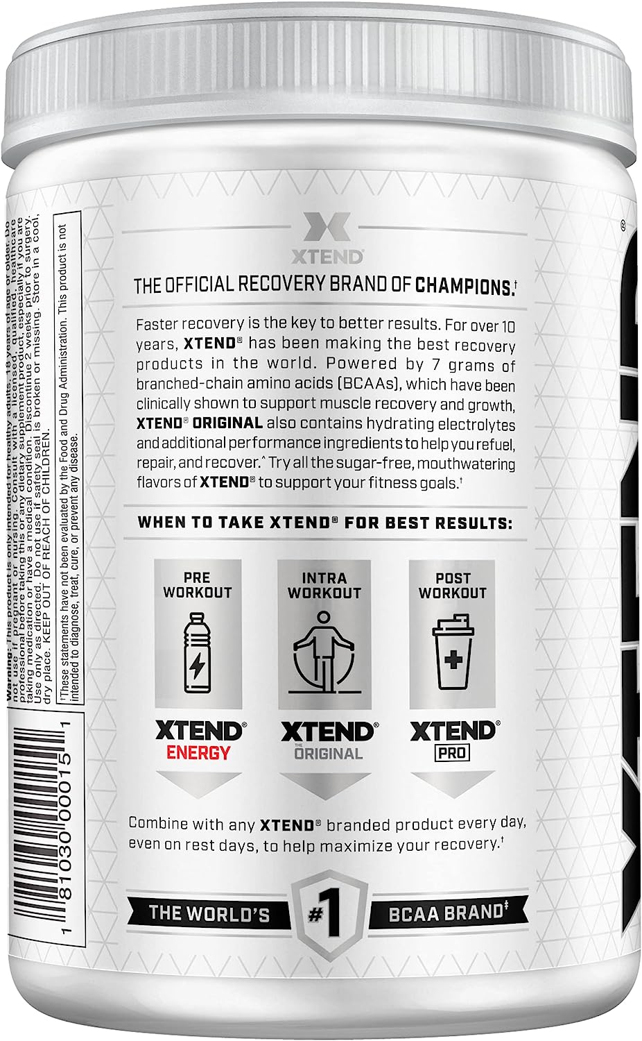 XTEND ORIGINAL BCAA  BLUE RASPBERRY ICE