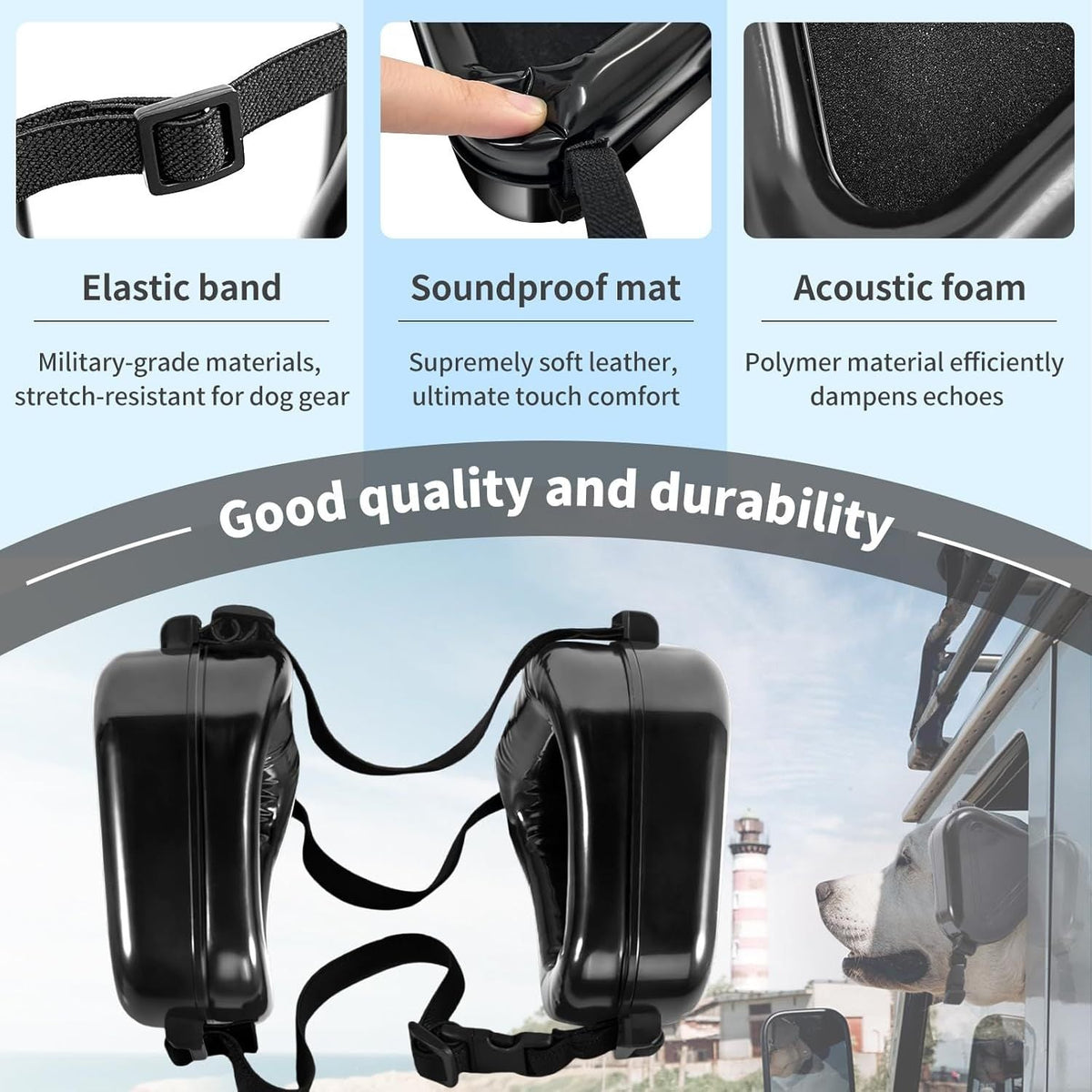Dog Ear Muffs Noise Protection Noise Cancelling Headphones for Dogs