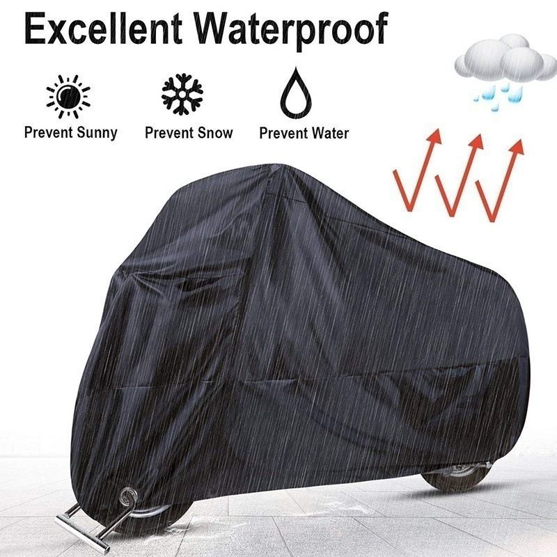 Waterproof Motorcycle Cover Outdoor Dustproof UV Protector for Scooter Bike MTB