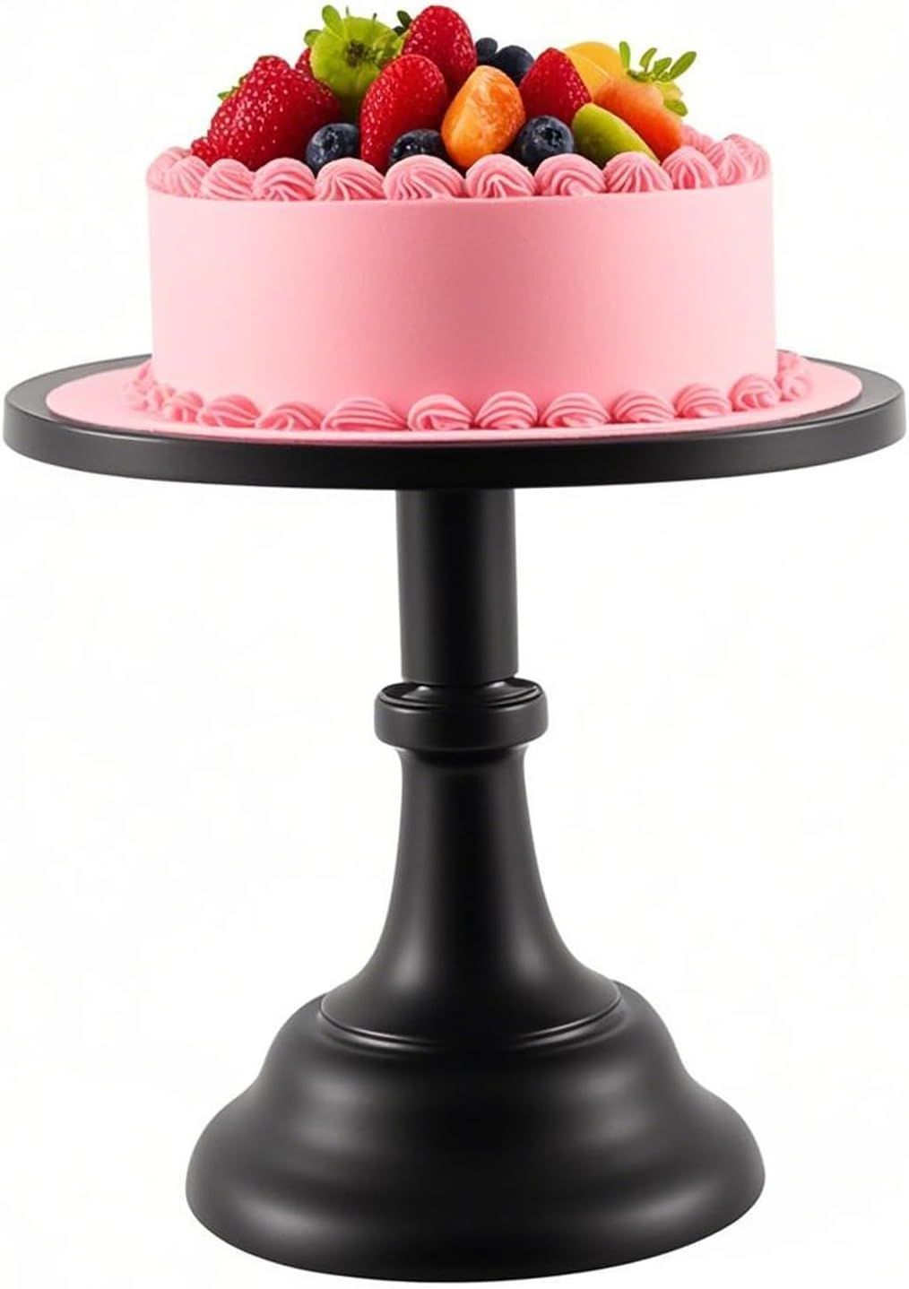 12 Inch Cake Stand Adjustable Cake Holder Round Iron Cake Display Stand Cupcake Dessert Tray