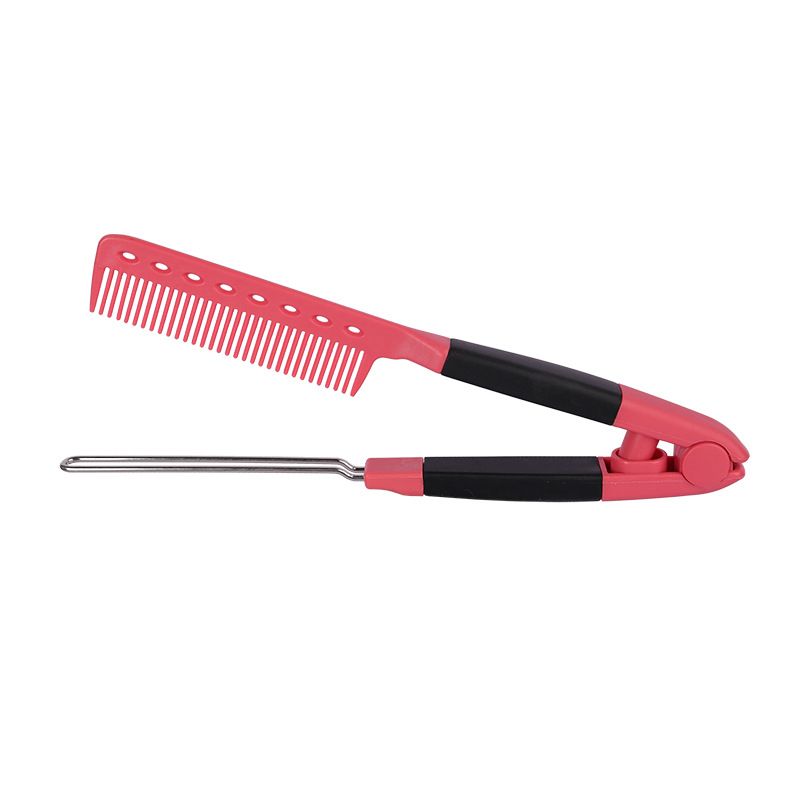 V-Shaped Hair Straightening Comb Clamp Heat Resistant
