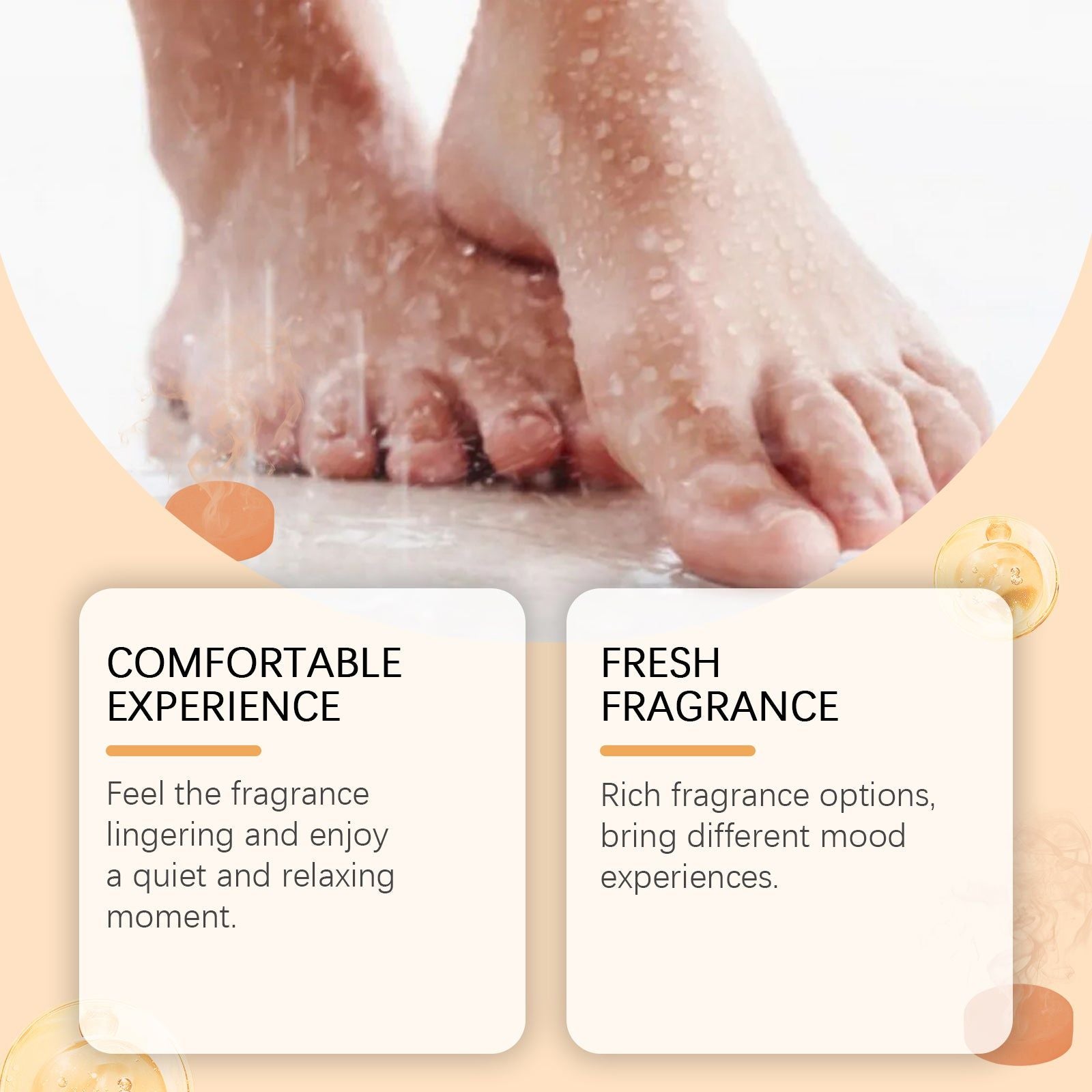 Aromatherapy Shower Tablet, Body Cleansing, Relaxing Fragrance, Spa Experience ,1 set