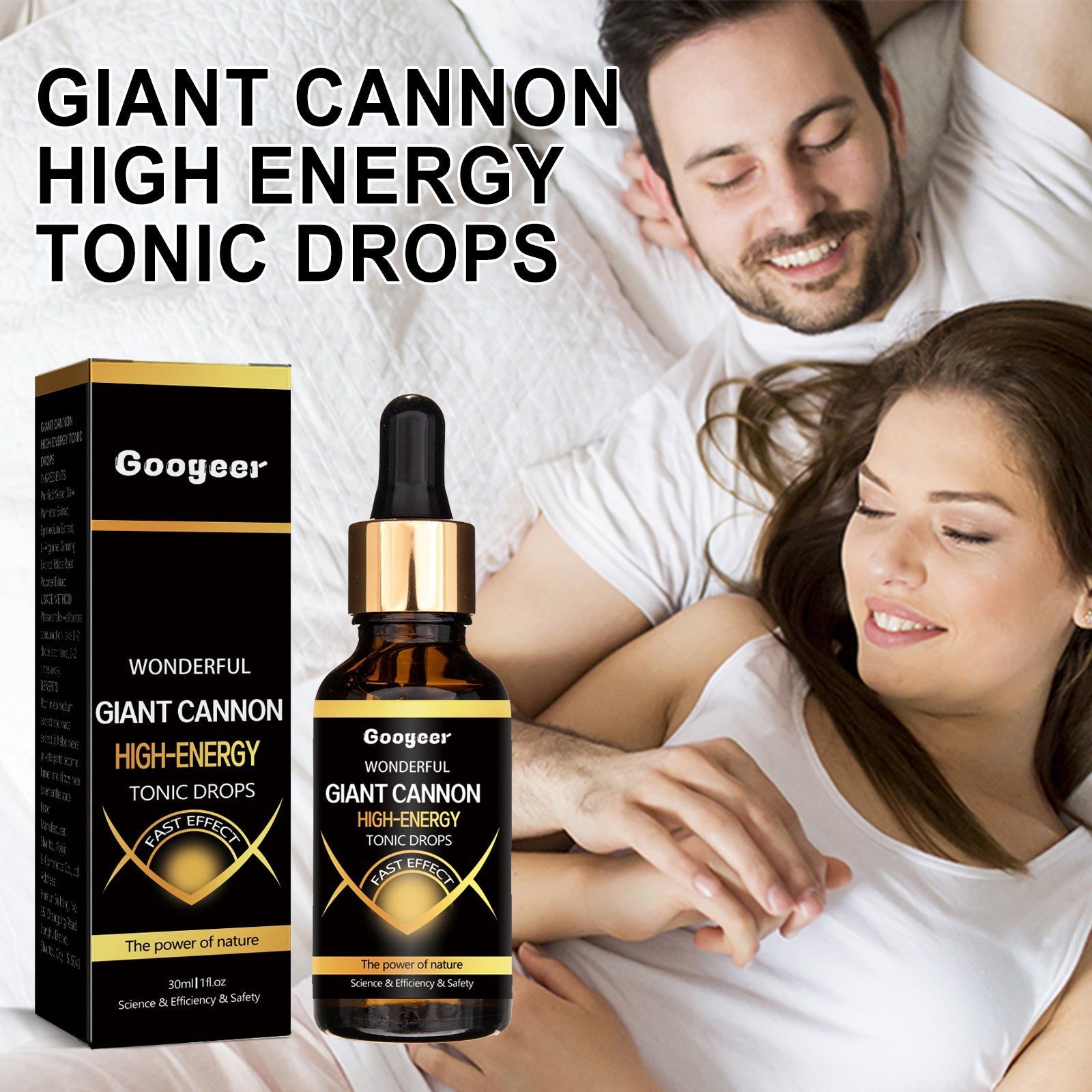 Boost Your Body Care, Men's Enhancement Drops, Increase Libido, Vitality, Natural Formula ,30ml