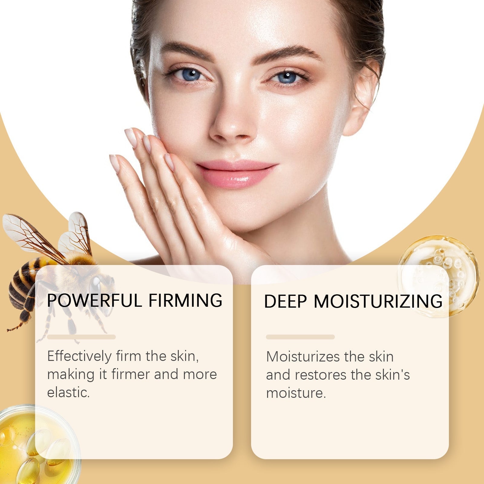 Bee Venom Facial Care Cream, Anti-Aging, Firming, Moisturizing, Skin Tightening ,20g